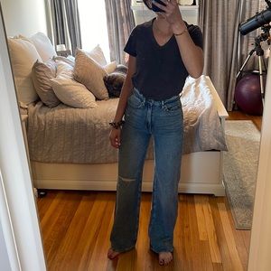 NWOT H&M High Rise Wide Leg Jeans